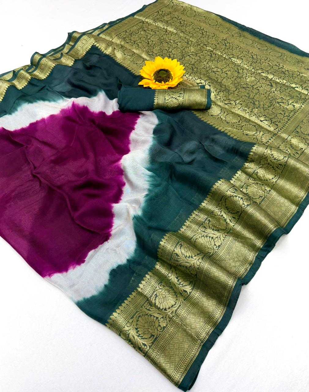 Silk Cotton Designer Saree