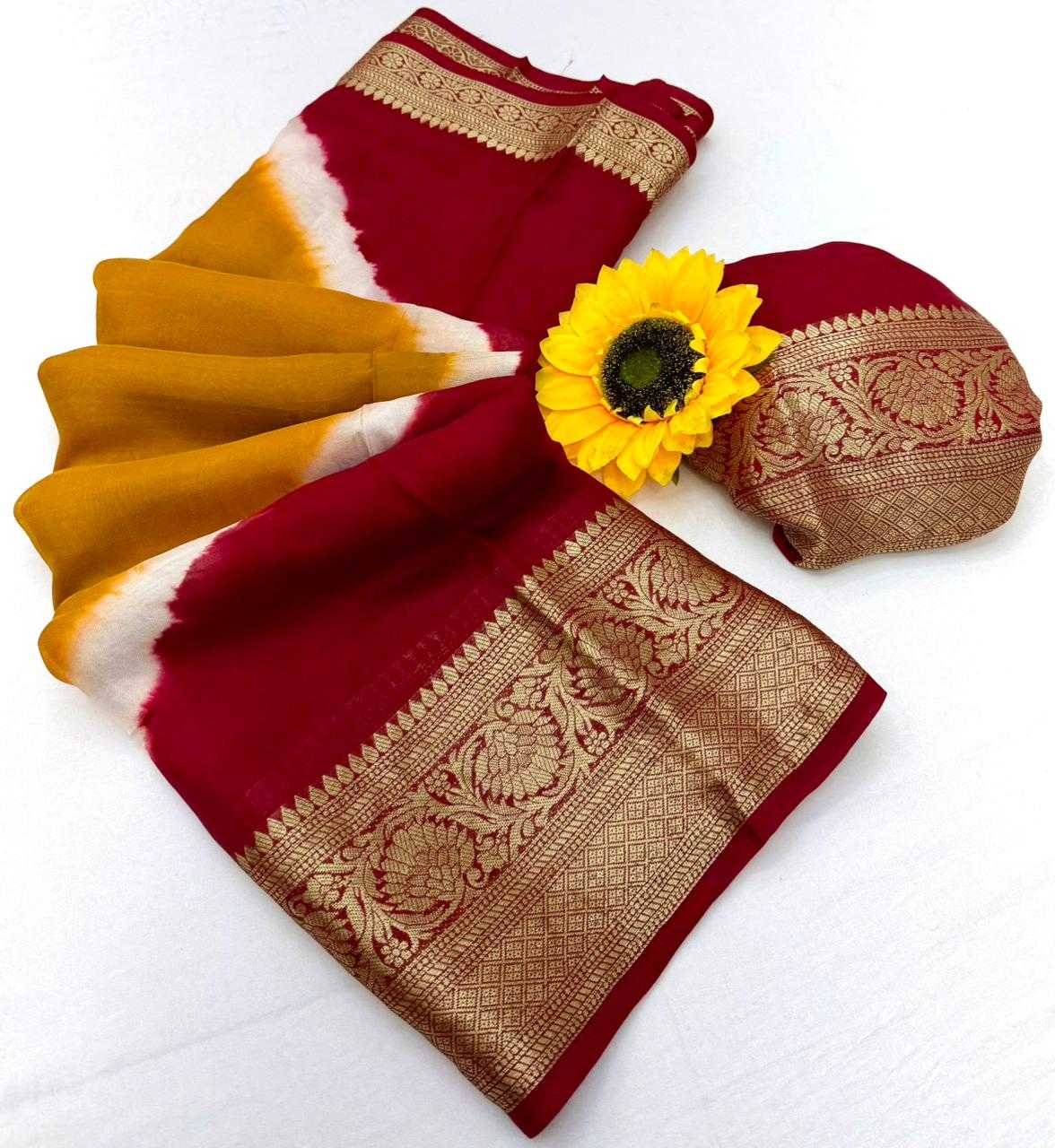 Silk Cotton Designer Saree