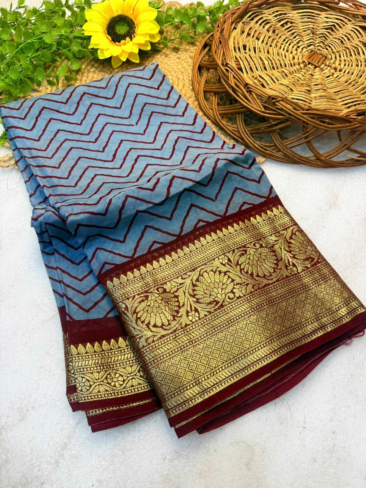 Eshani Soft Cotton Silk Printed Saree