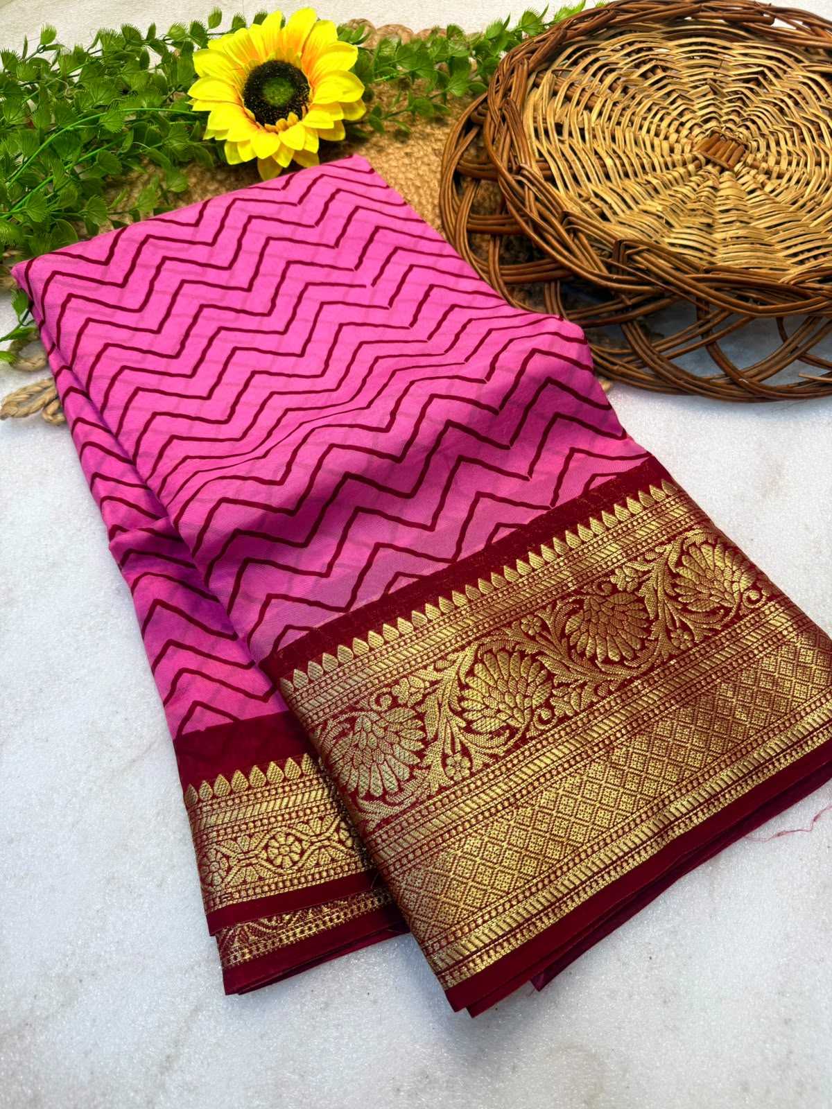 Eshani Soft Cotton Silk Printed Saree