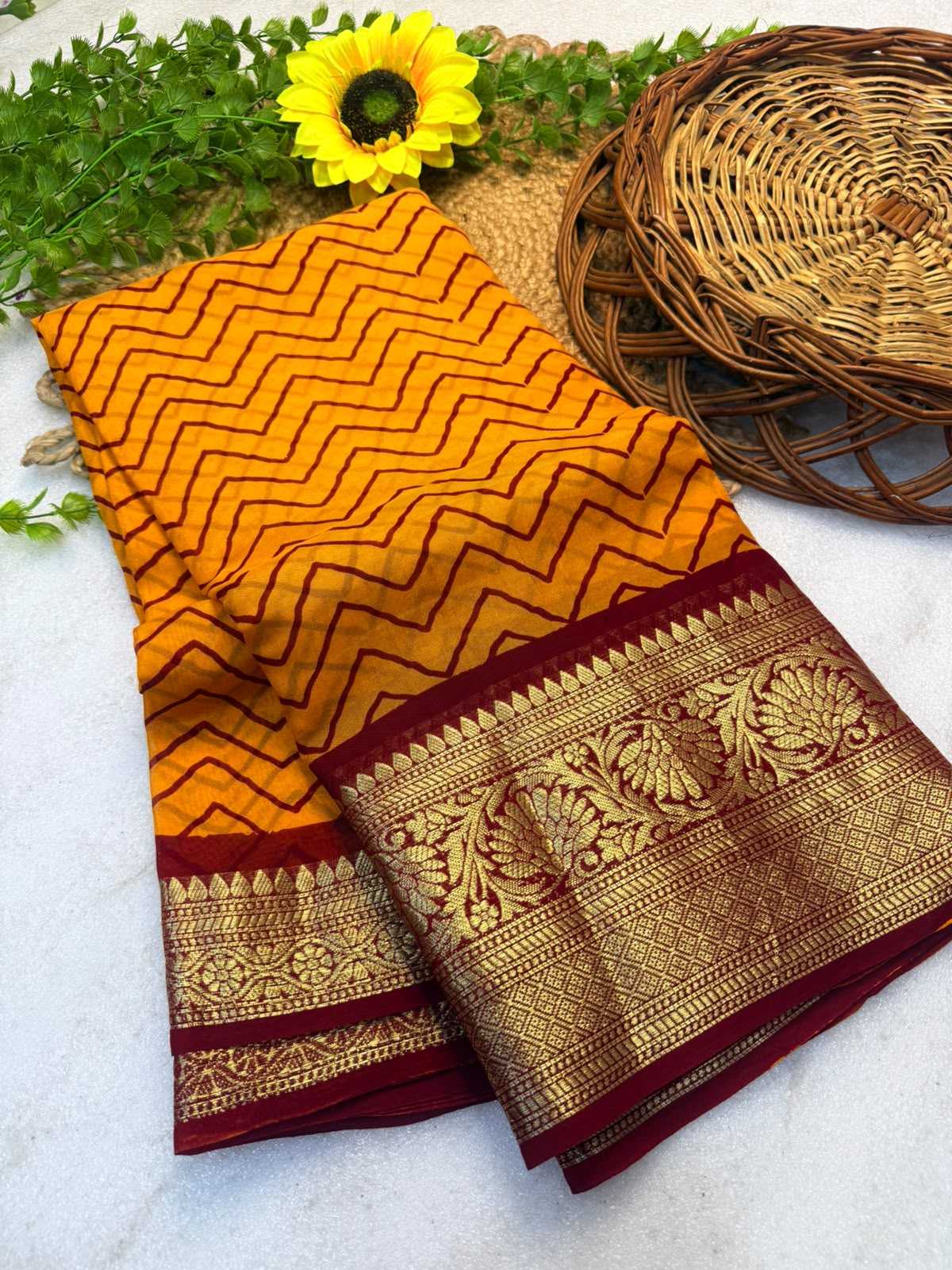 Eshani Soft Cotton Silk Printed Saree