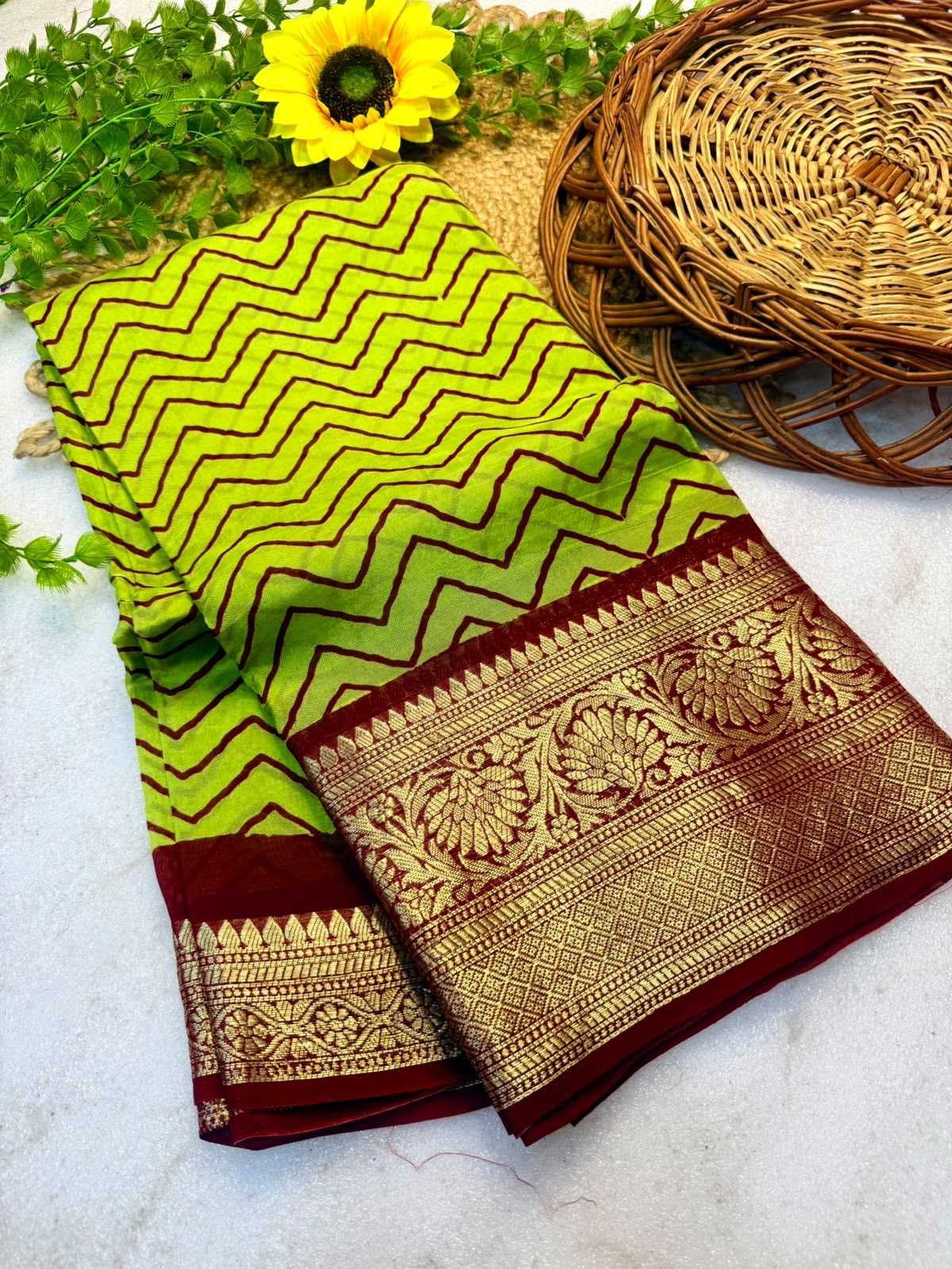 Eshani Soft Cotton Silk Printed Saree