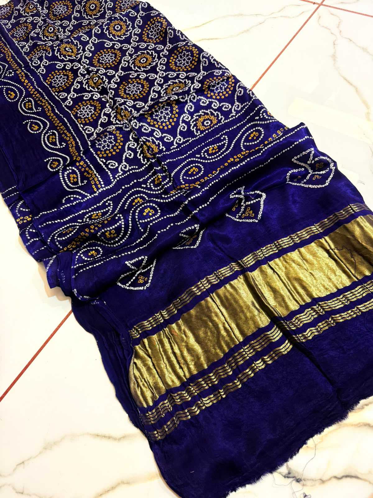 Gajji Silk Printed Saree