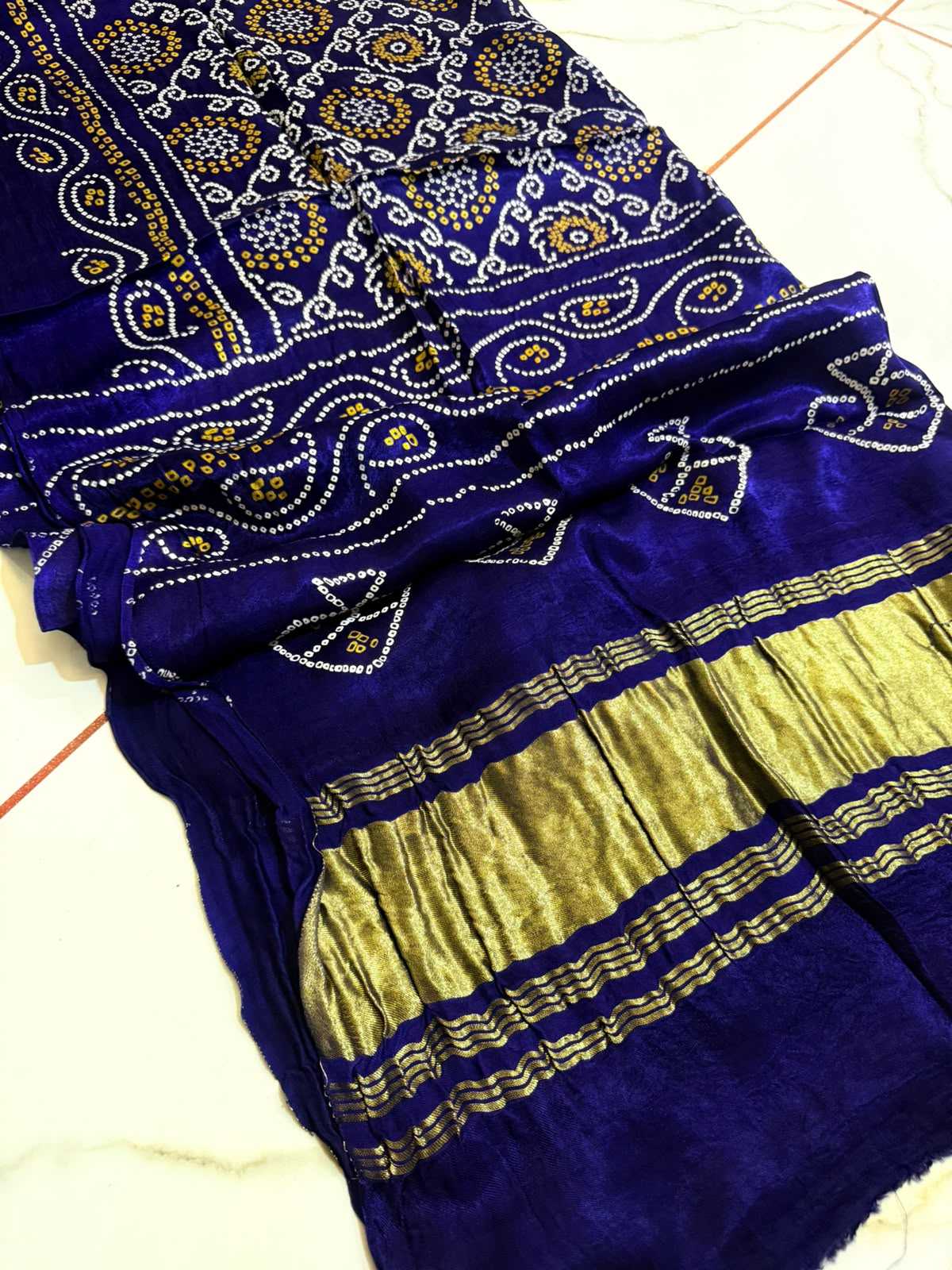 Gajji Silk Printed Saree