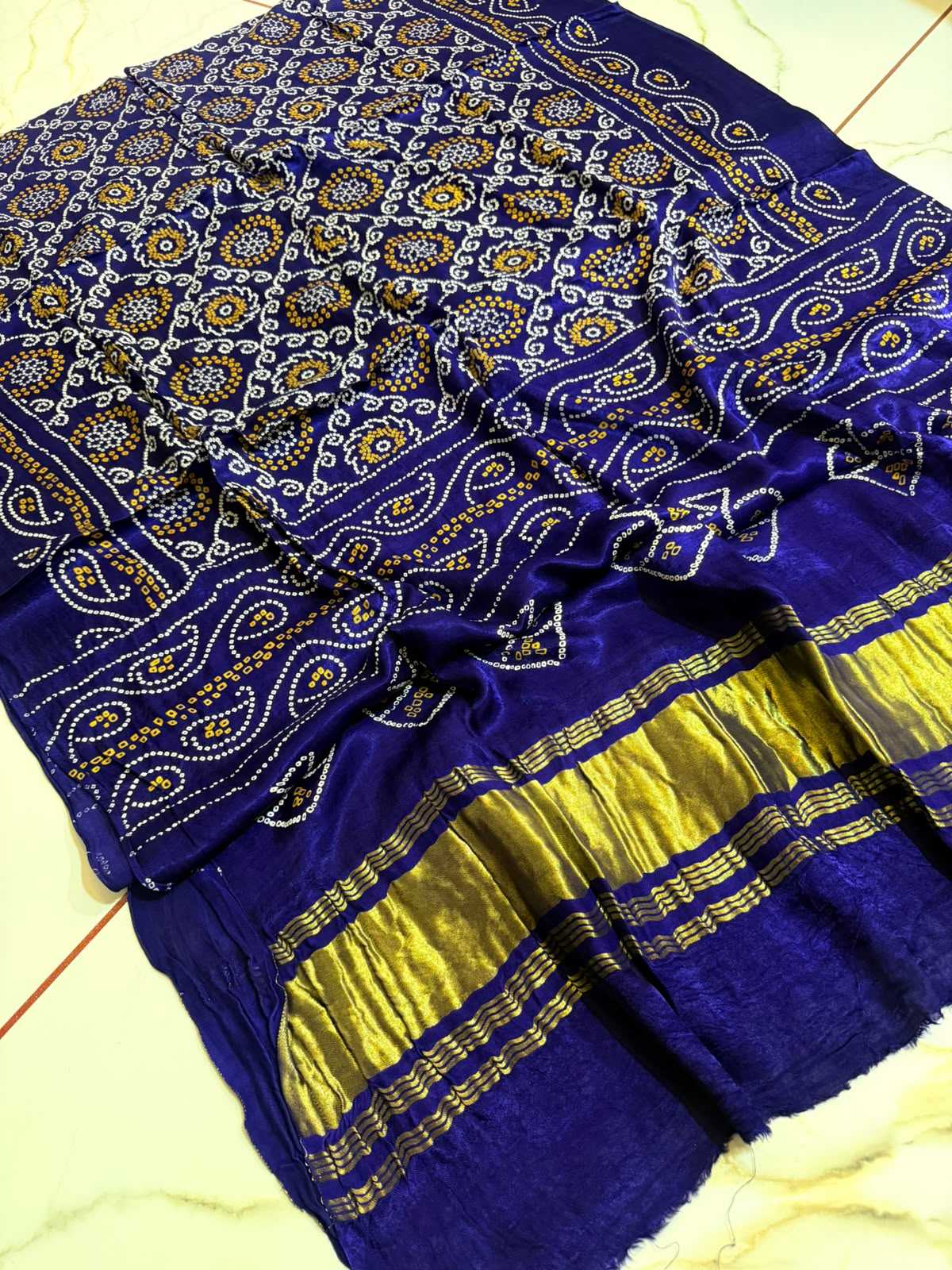 Gajji Silk Printed Saree