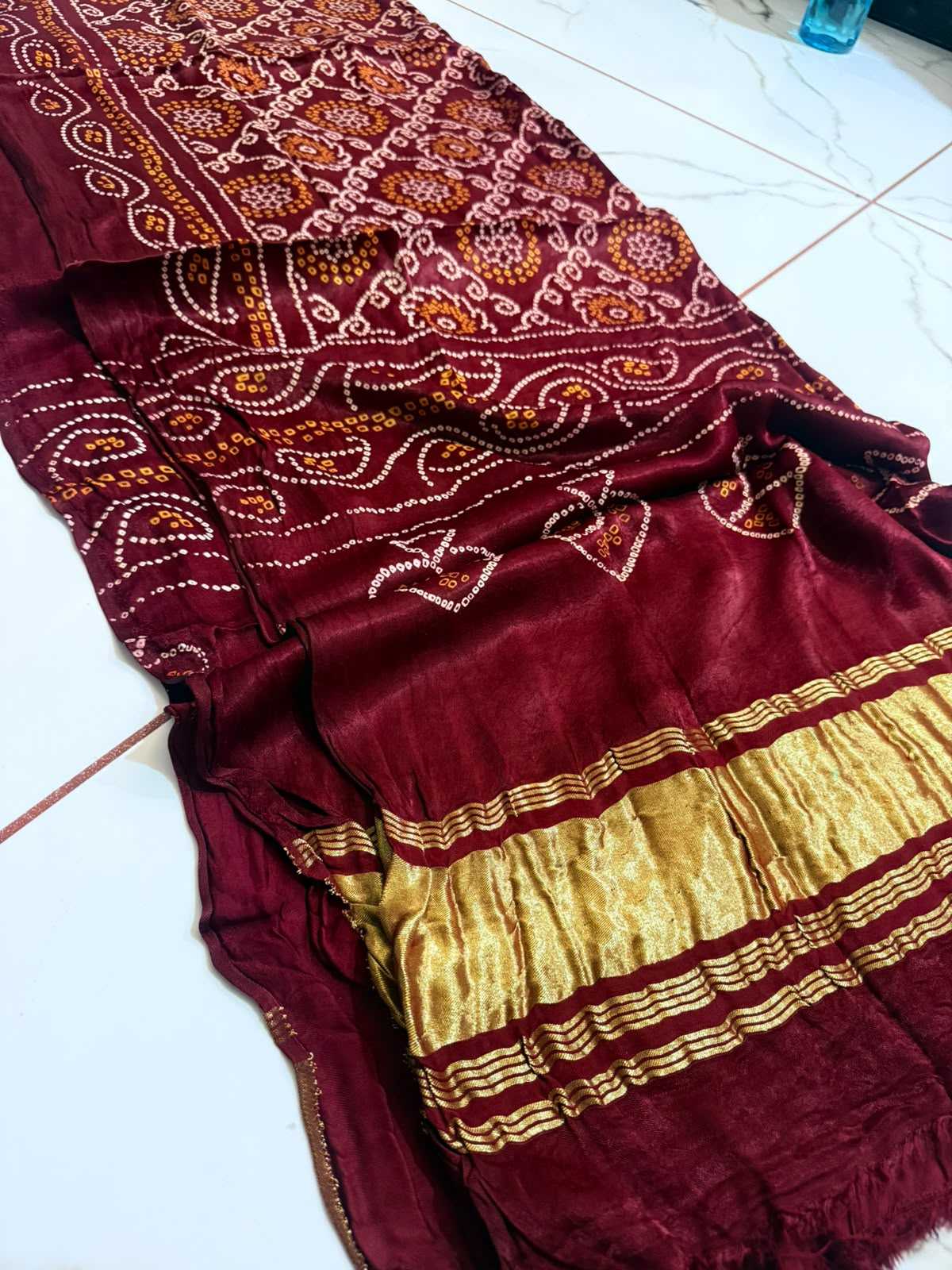 Gajji Silk Printed Saree