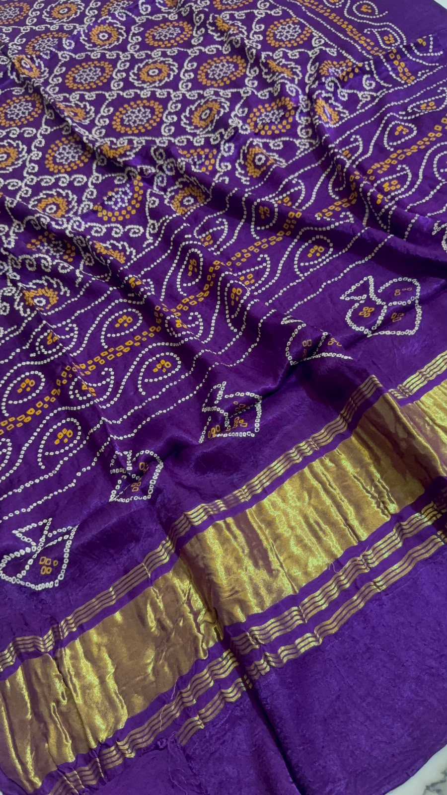 Gajji Silk Printed Saree
