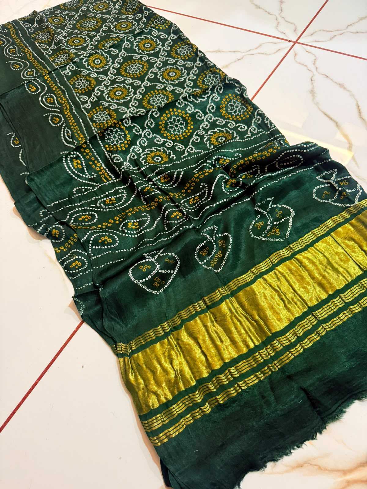 Gajji Silk Printed Saree