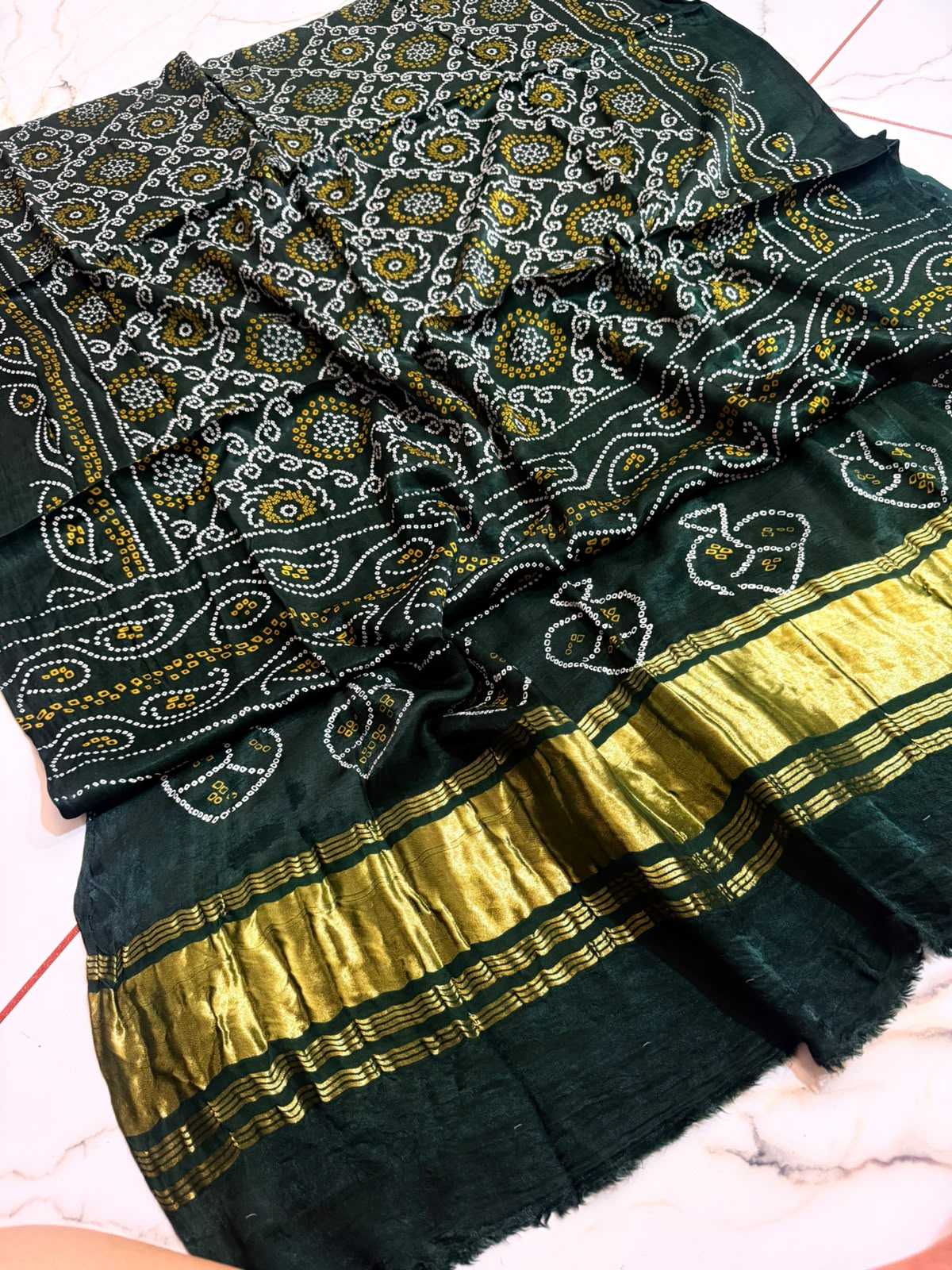 Gajji Silk Printed Saree