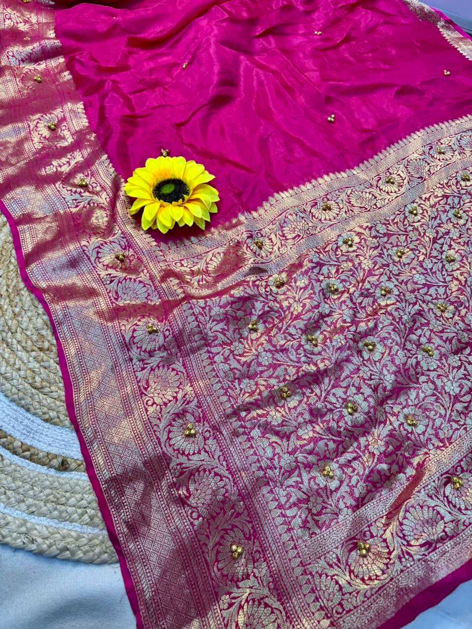 Gauri Soft Cotton Silk Kanjivaram Saree