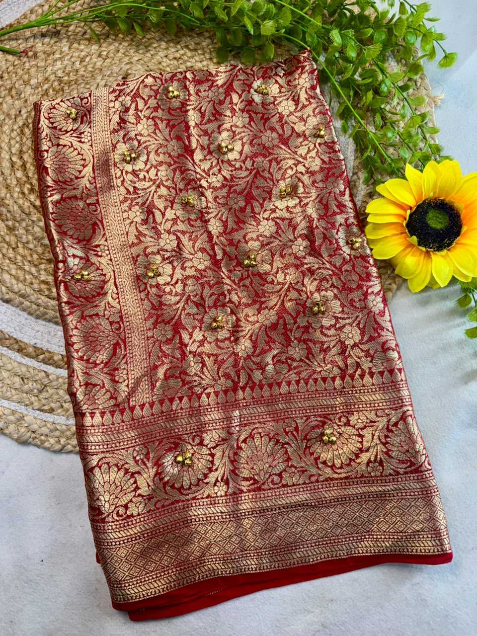 Gauri Soft Cotton Silk Kanjivaram Saree