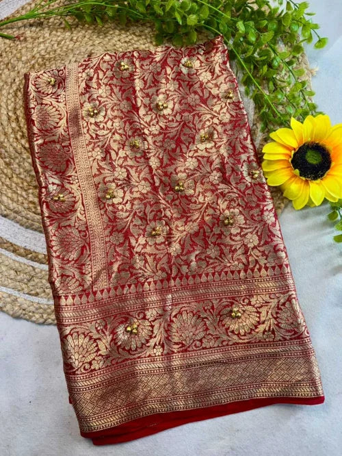 Gauri Soft Cotton Silk Kanjivaram Saree