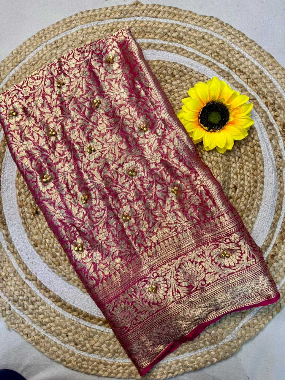 Gauri Soft Cotton Silk Kanjivaram Saree
