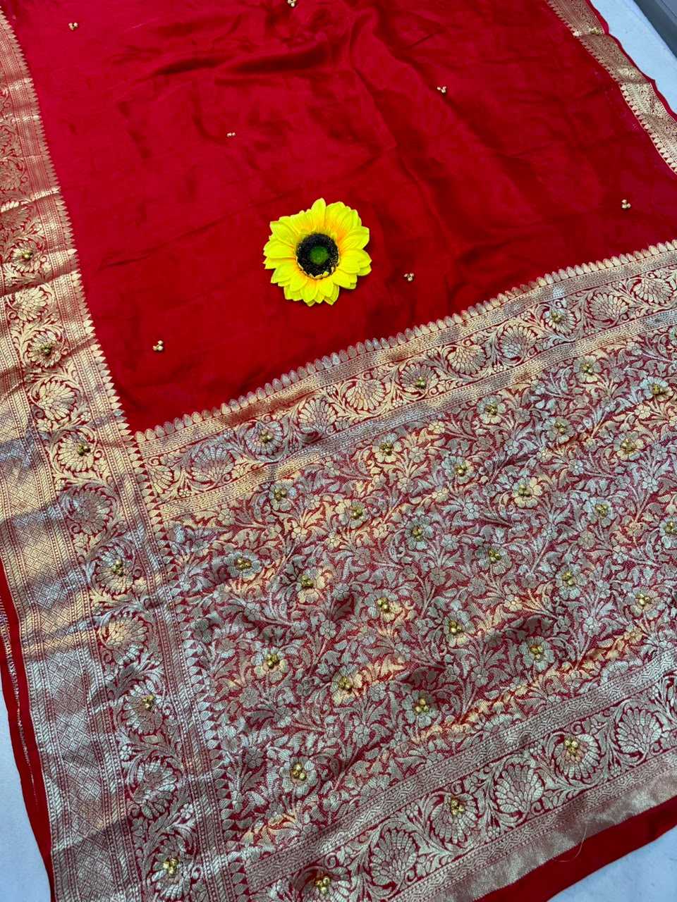 Gauri Soft Cotton Silk Kanjivaram Saree