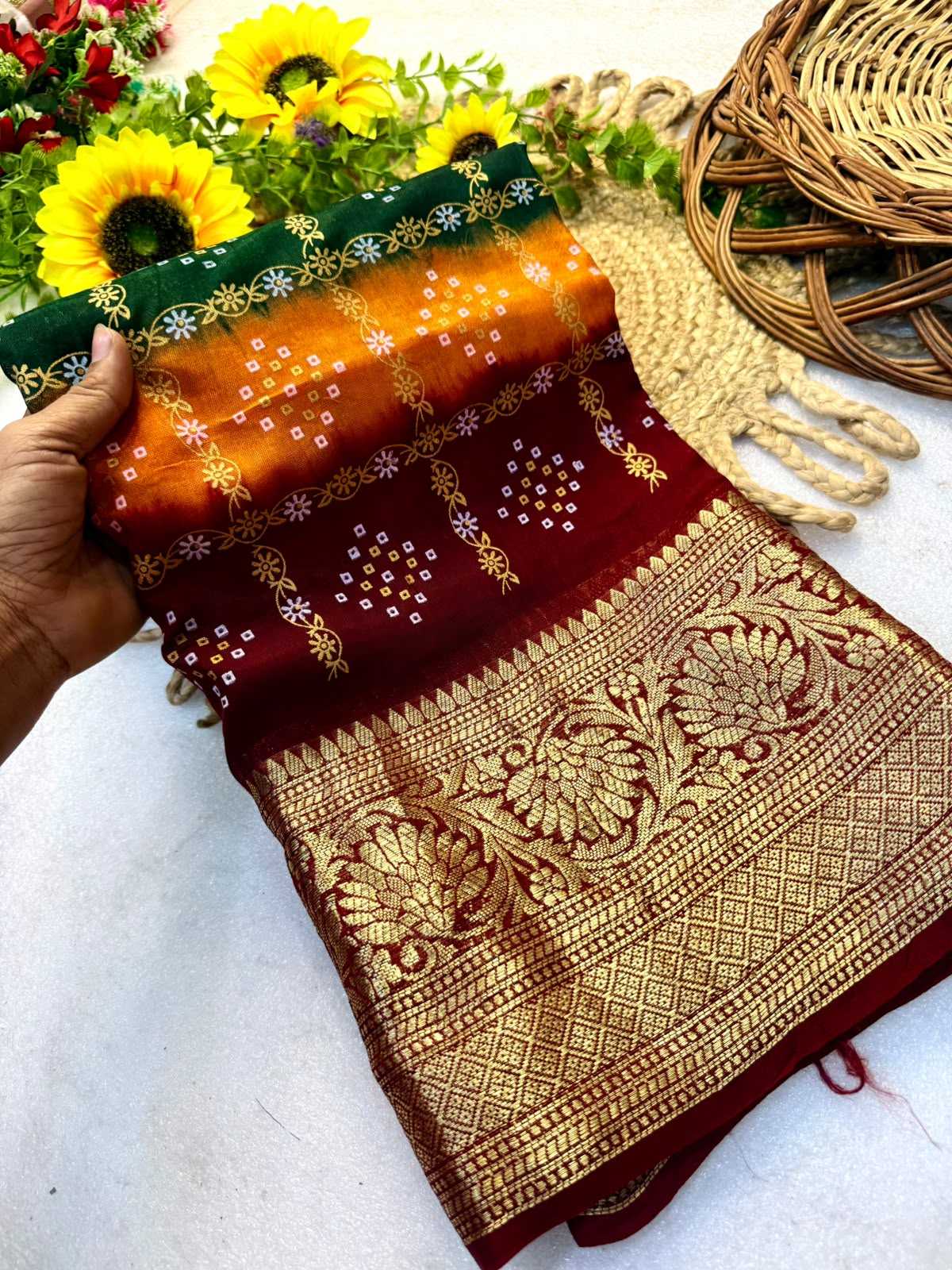 Soft Cotton Silk Designer Saree