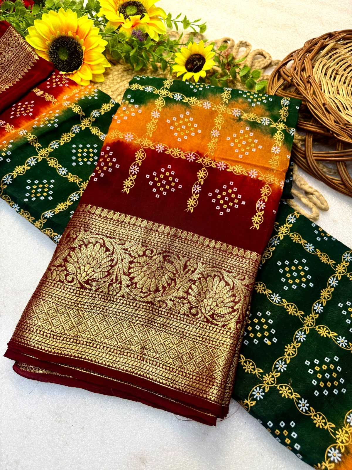 Soft Cotton Silk Designer Saree