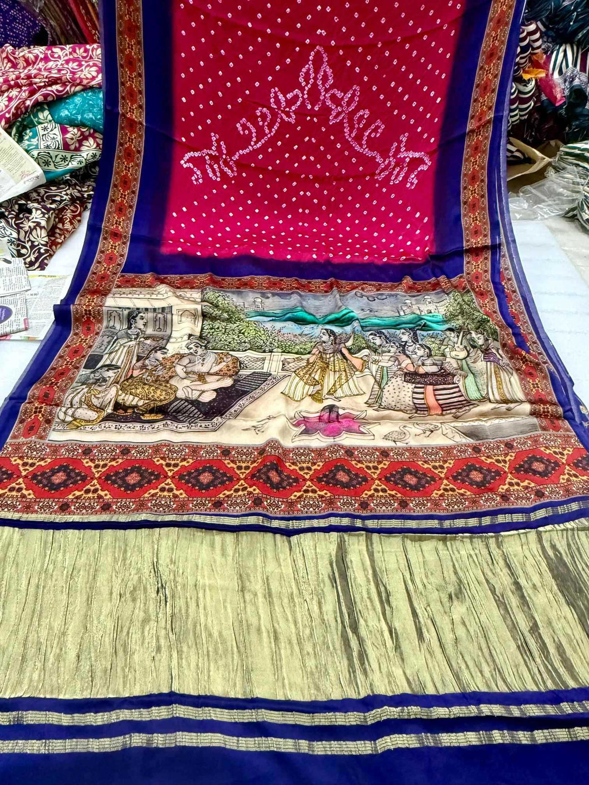 Hamsarika Gajji Silk Modal Saree
