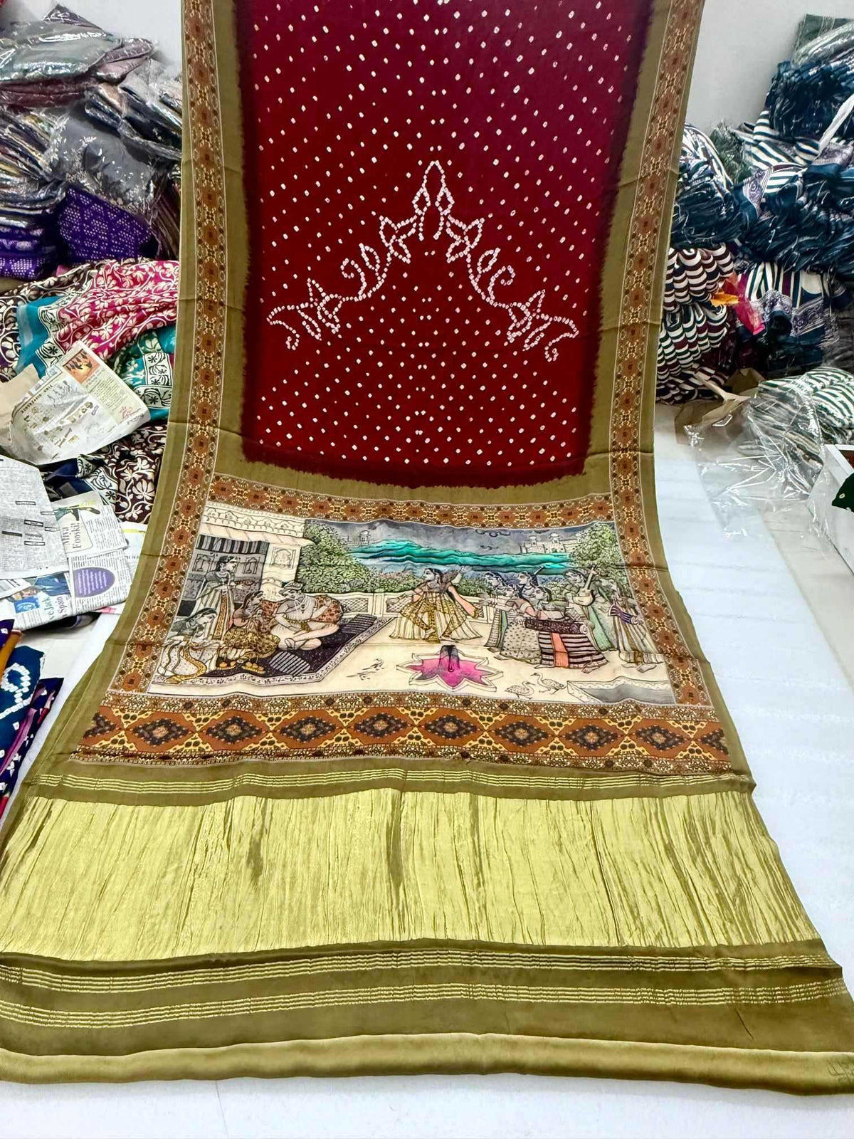 Hamsarika Gajji Silk Modal Saree
