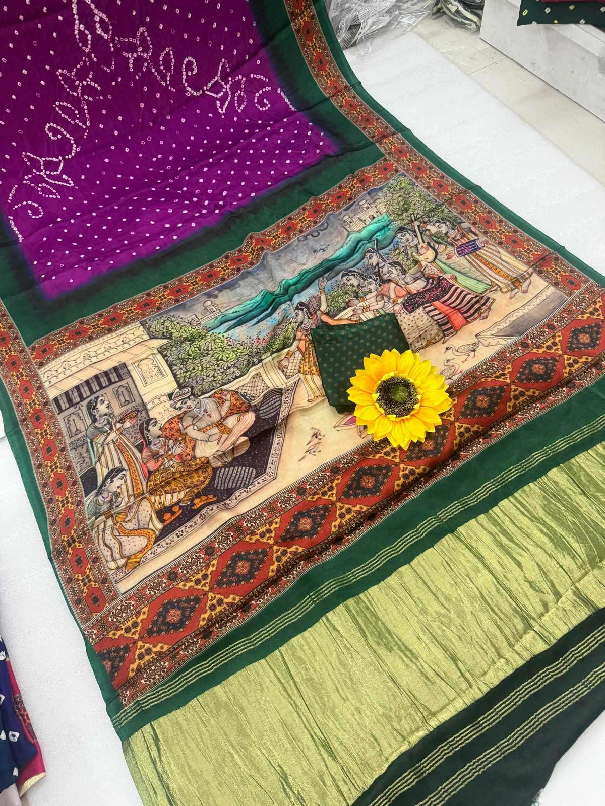 Hamsarika Gajji Silk Modal Saree