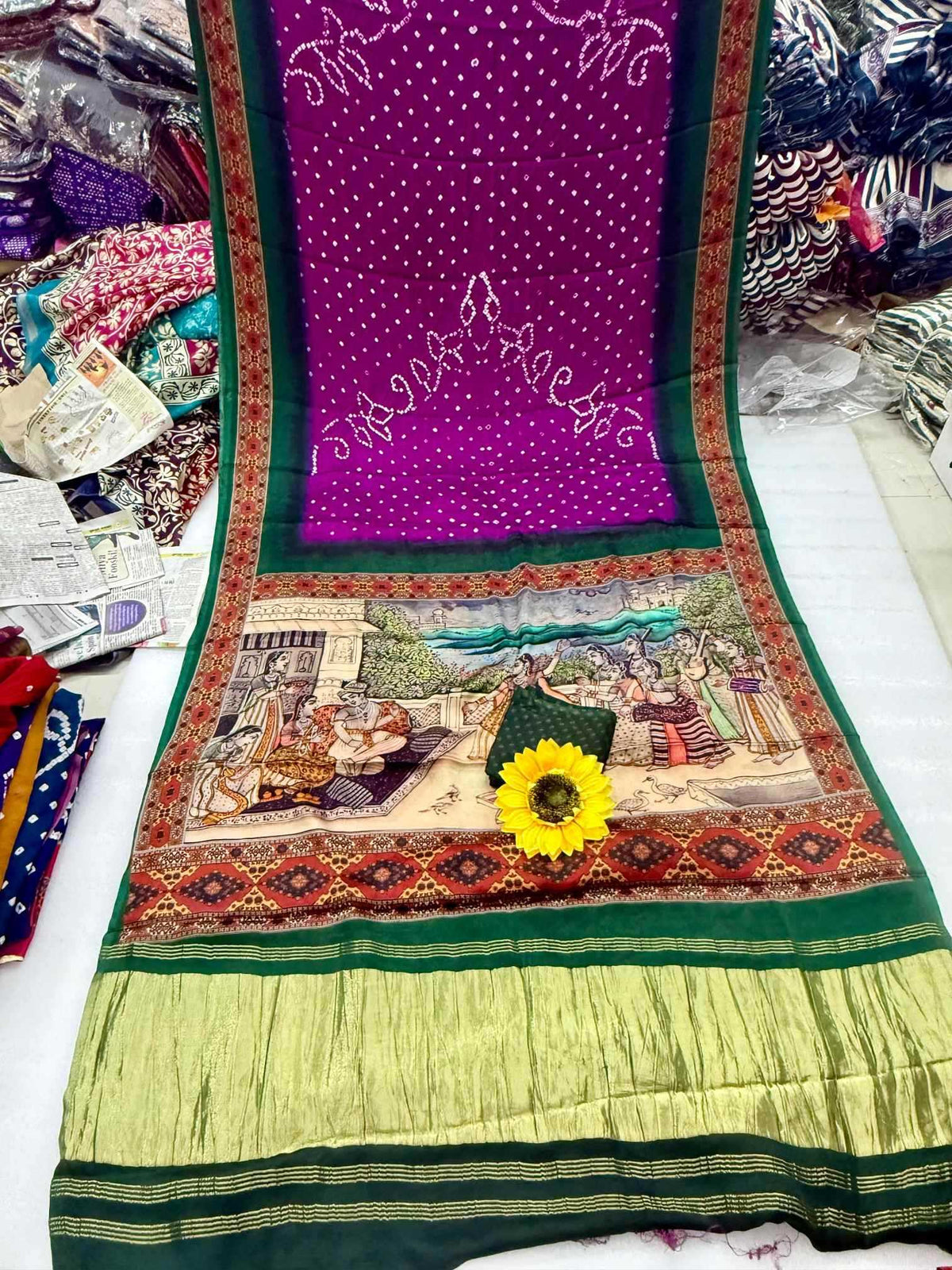 Hamsarika Gajji Silk Modal Saree
