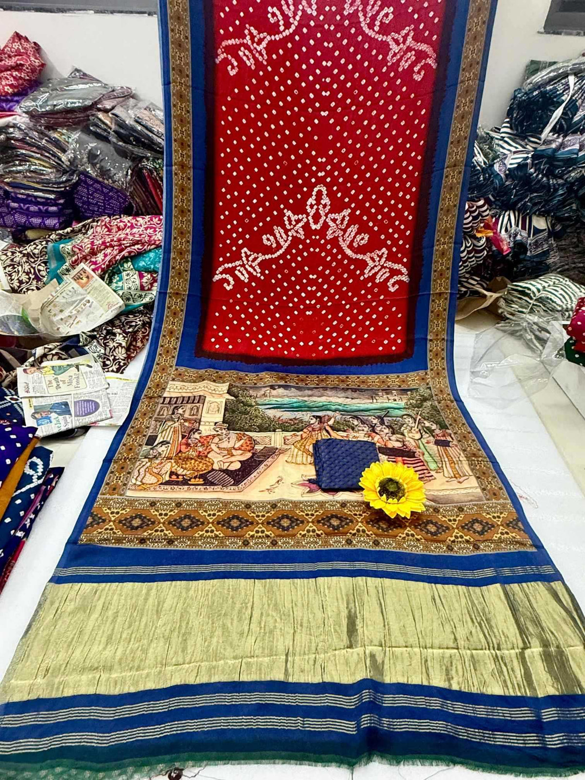Hamsarika Gajji Silk Modal Saree