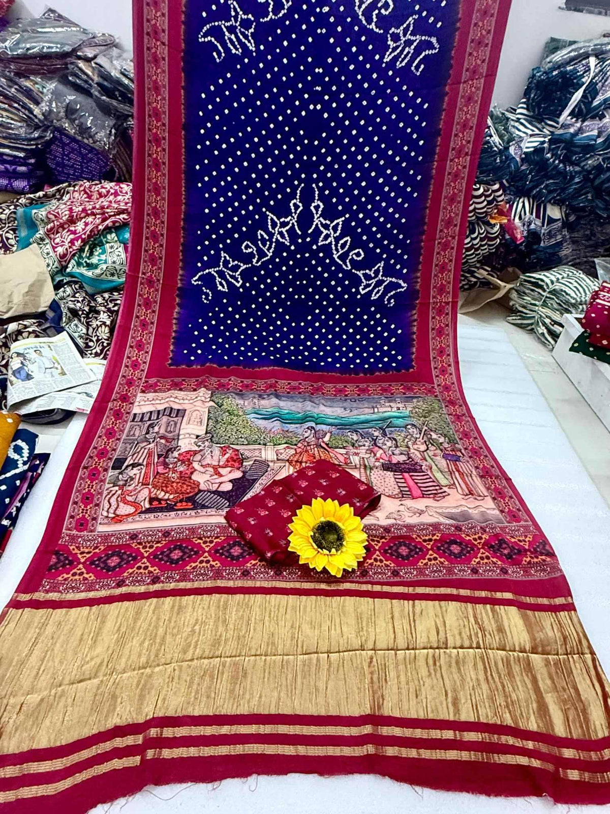 Hamsarika Gajji Silk Modal Saree