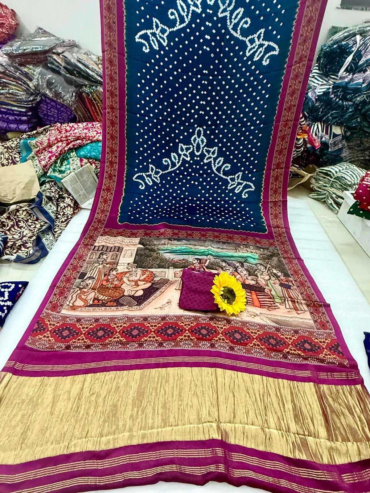 Hamsarika Gajji Silk Modal Saree