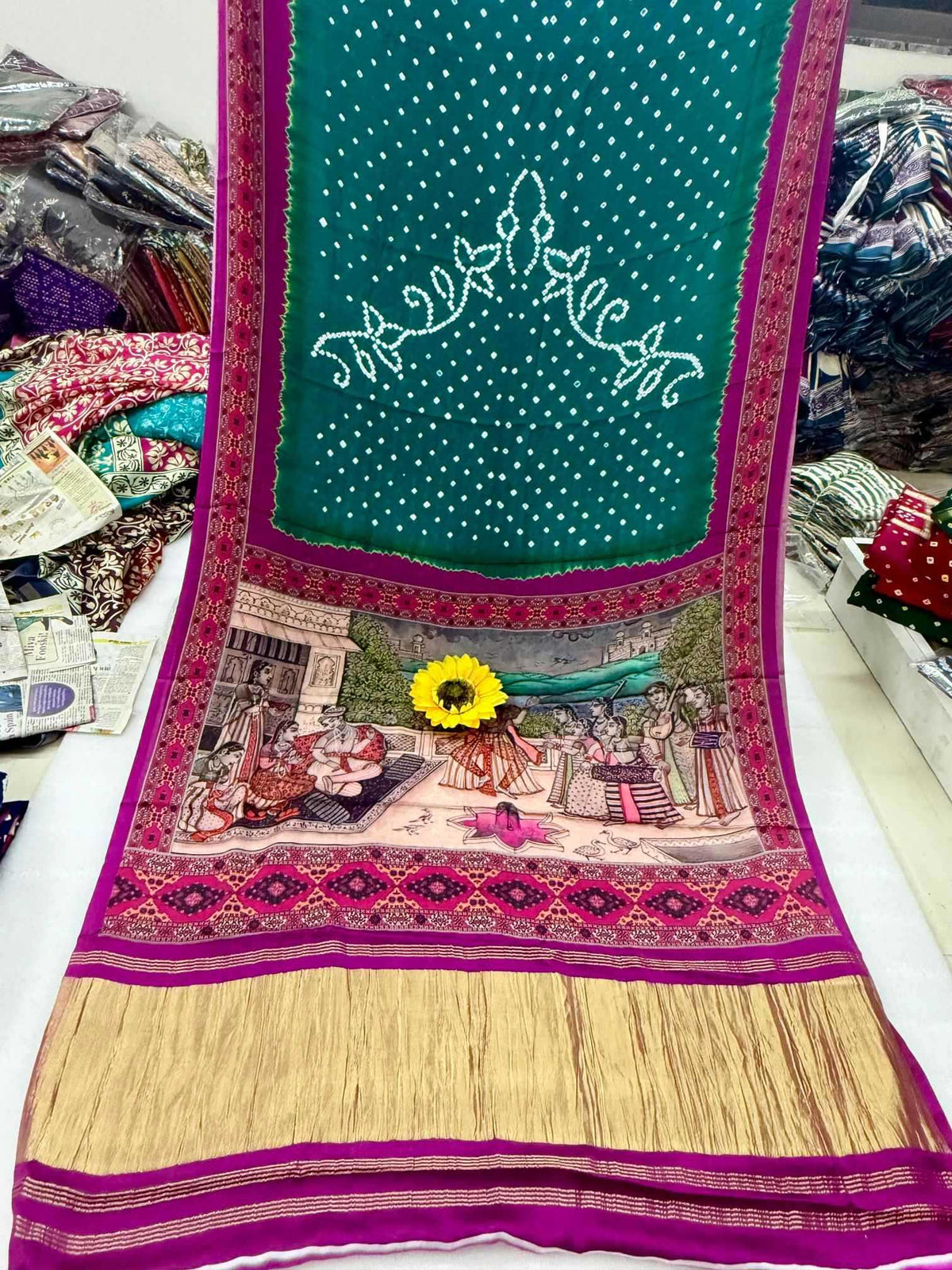 Hamsarika Gajji Silk Modal Saree