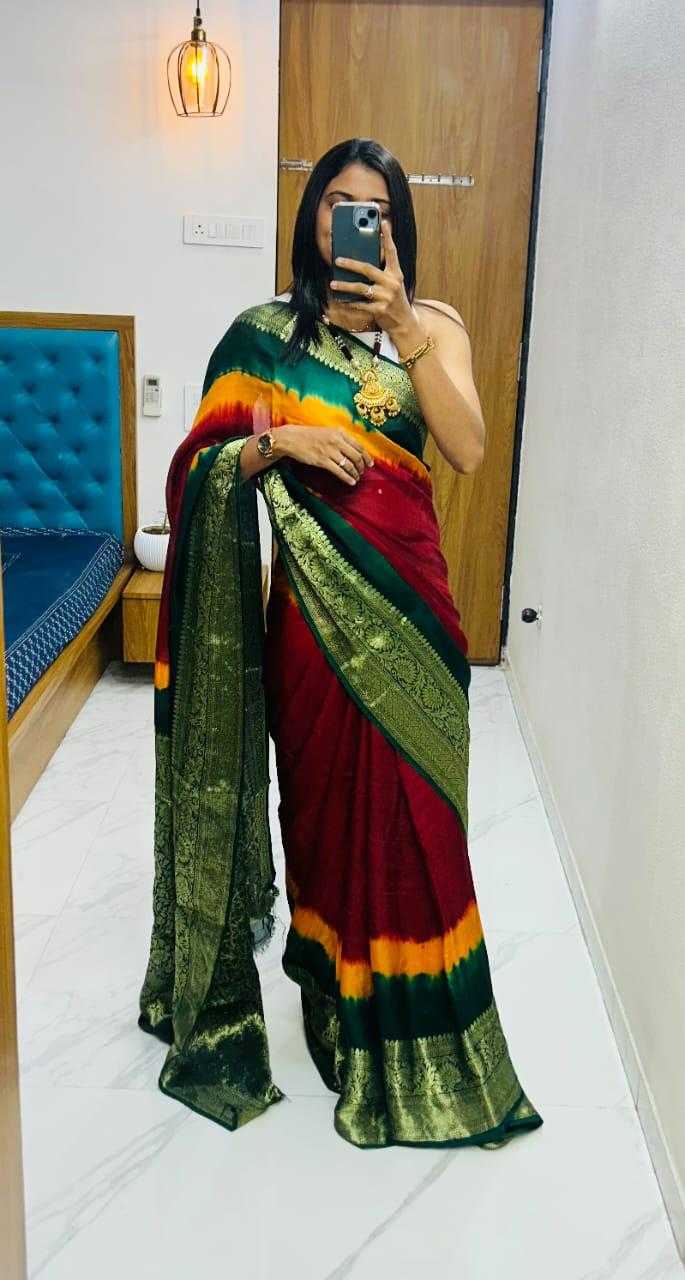 Silk Cotton Designer Saree