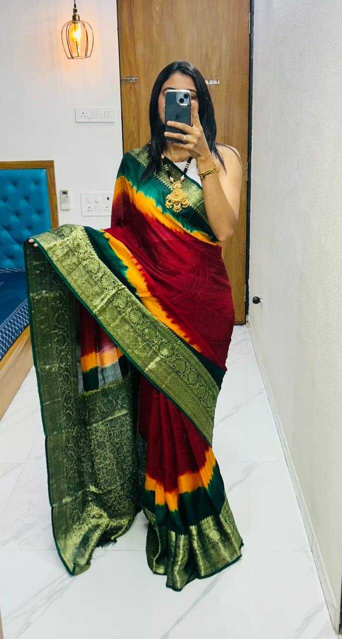Silk Cotton Designer Saree