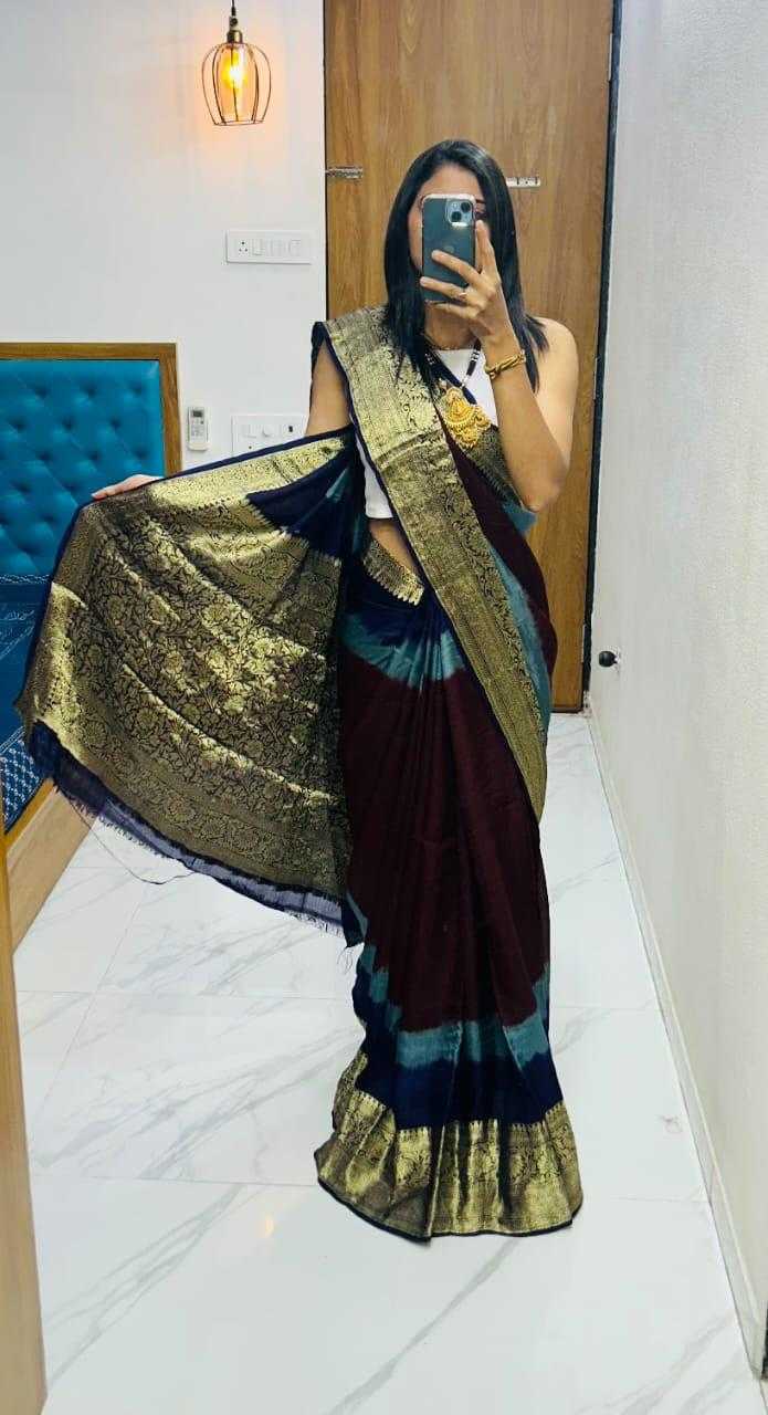 Silk Cotton Designer Saree