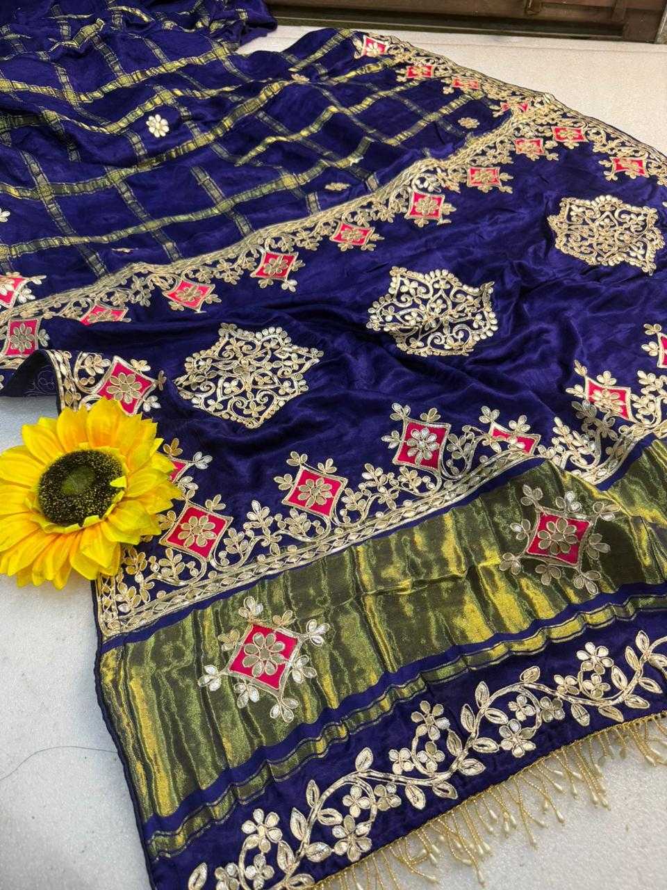 Hemangi Gajji Silk Gota Patti Saree