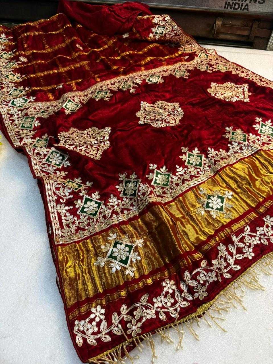 Hemangi Gajji Silk Gota Patti Saree