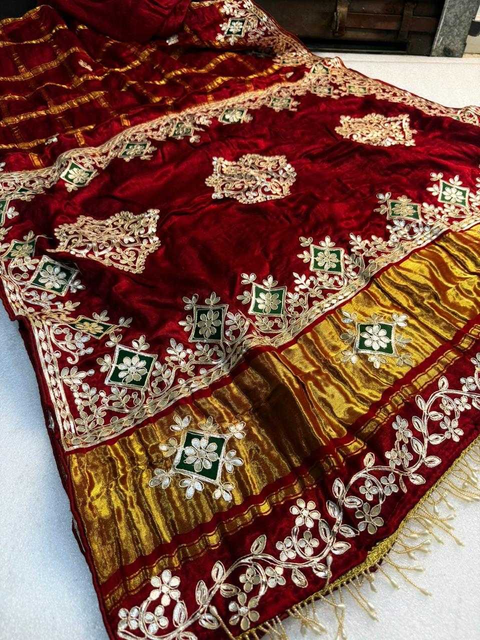 Hemangi Gajji Silk Gota Patti Saree