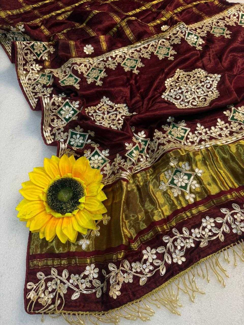 Hemangi Gajji Silk Gota Patti Saree