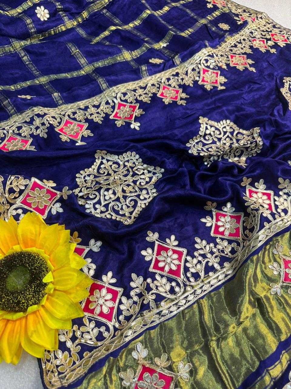 Hemangi Gajji Silk Gota Patti Saree