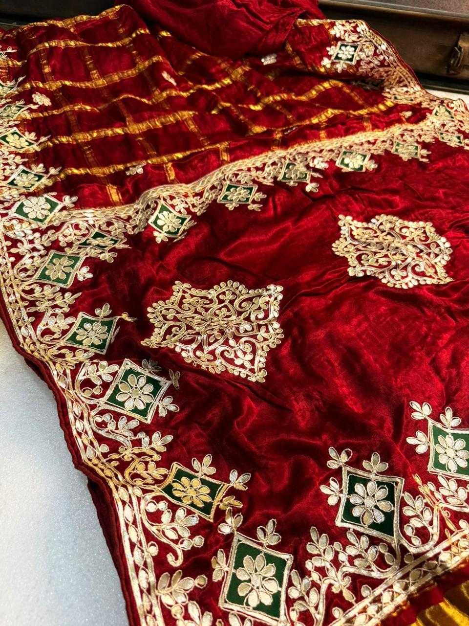 Hemangi Gajji Silk Gota Patti Saree