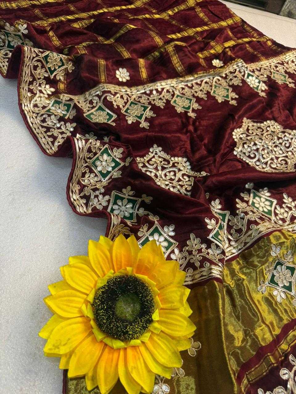 Hemangi Gajji Silk Gota Patti Saree