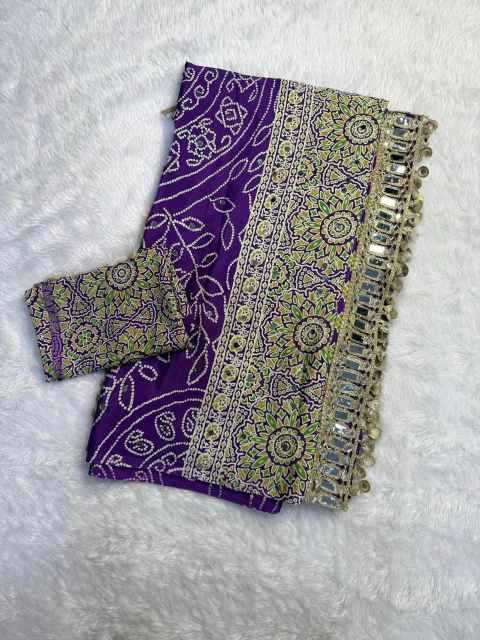 Gajji Silk Party Wear Saree
