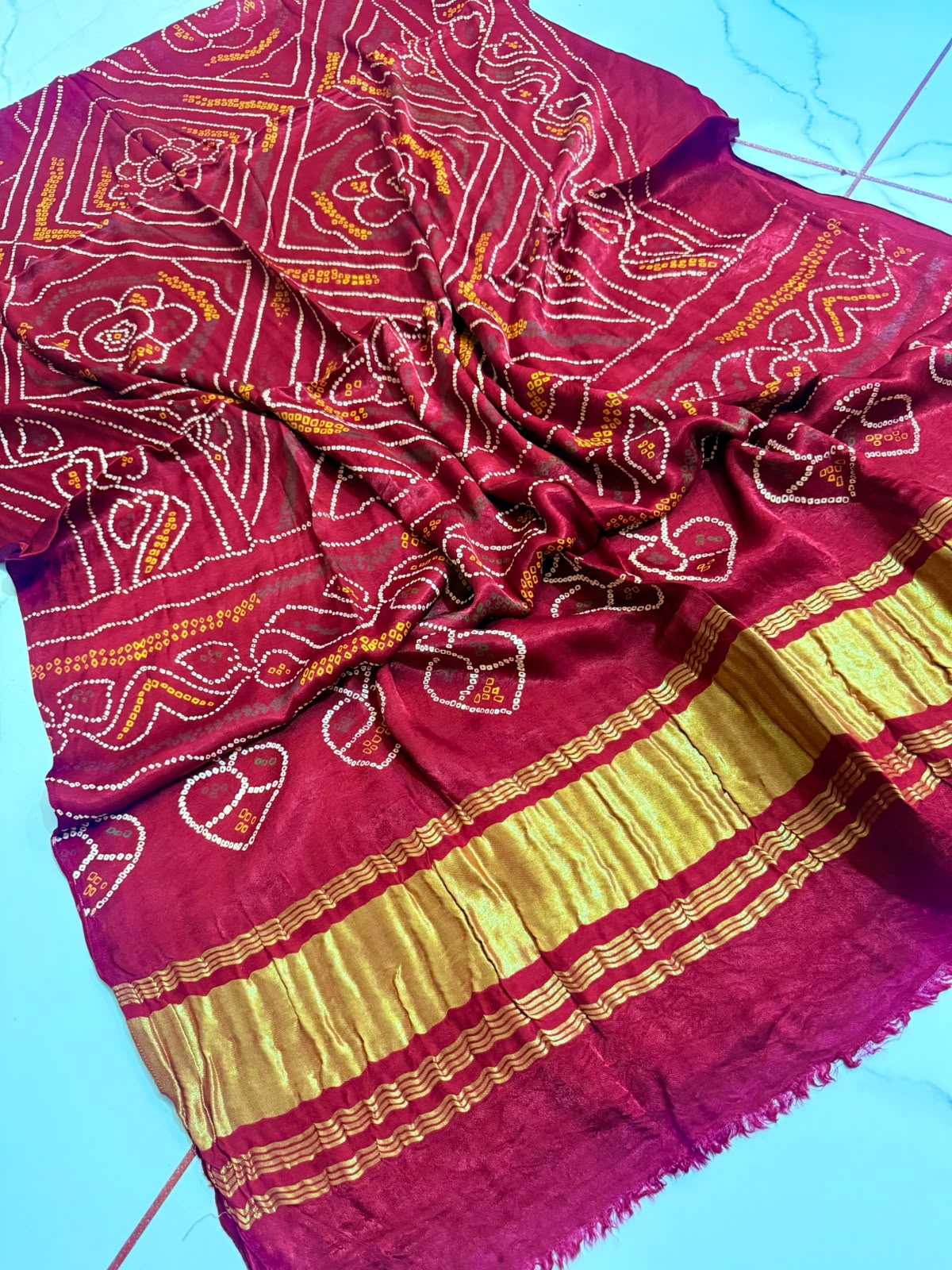 Gajji Silk Party Wear Saree