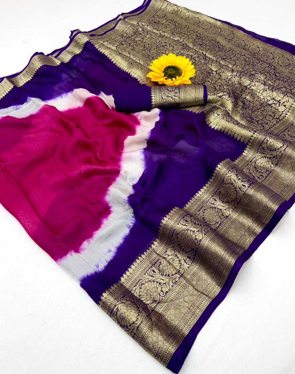 Silk Cotton Designer Saree