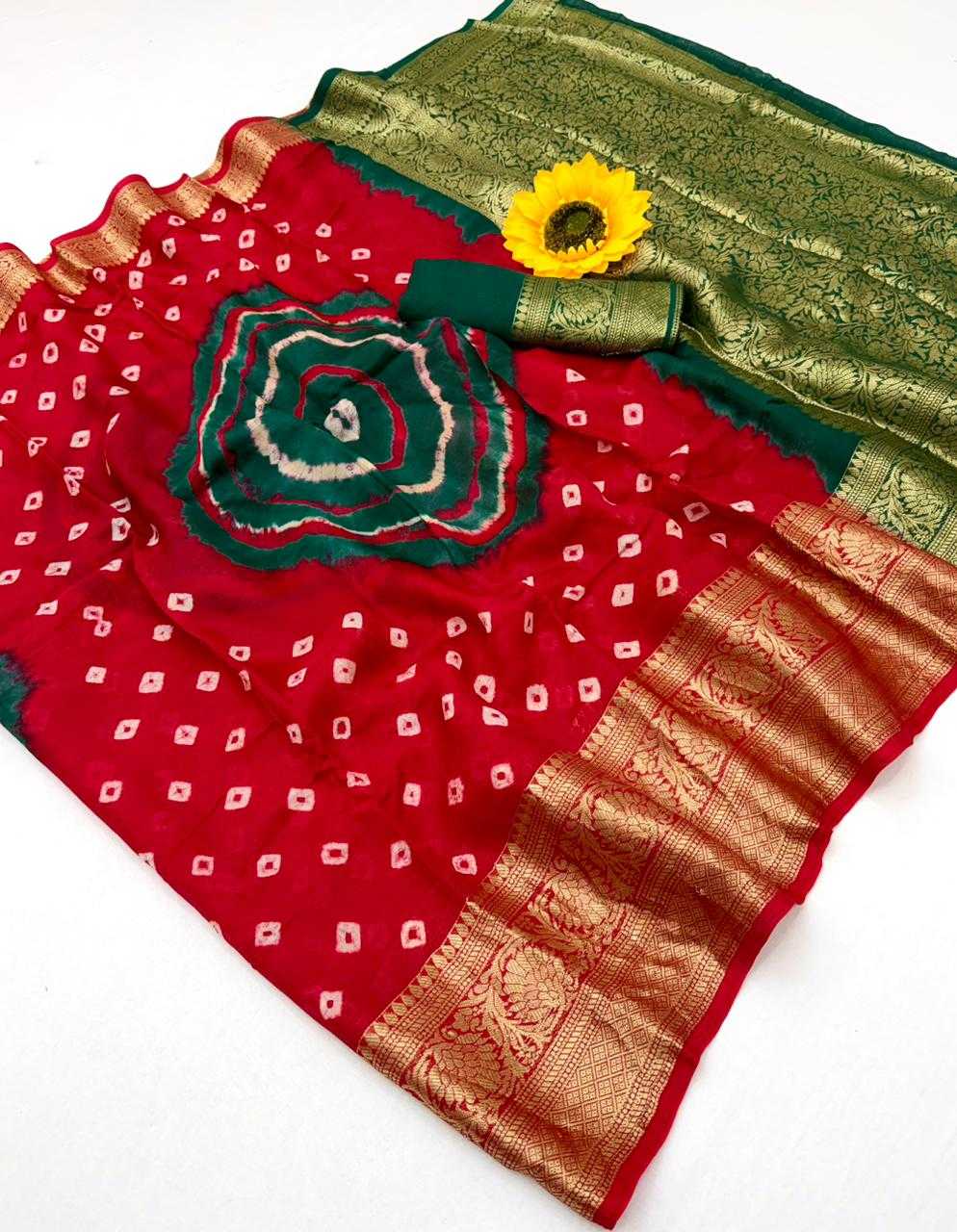 Silk Cotton Designer Saree