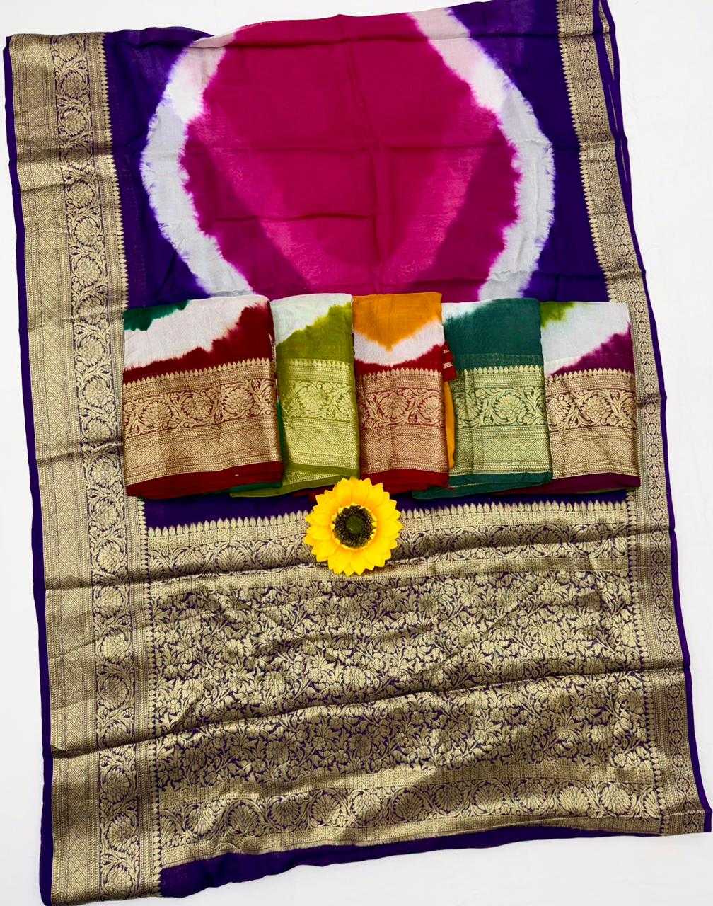 Silk Cotton Designer Saree