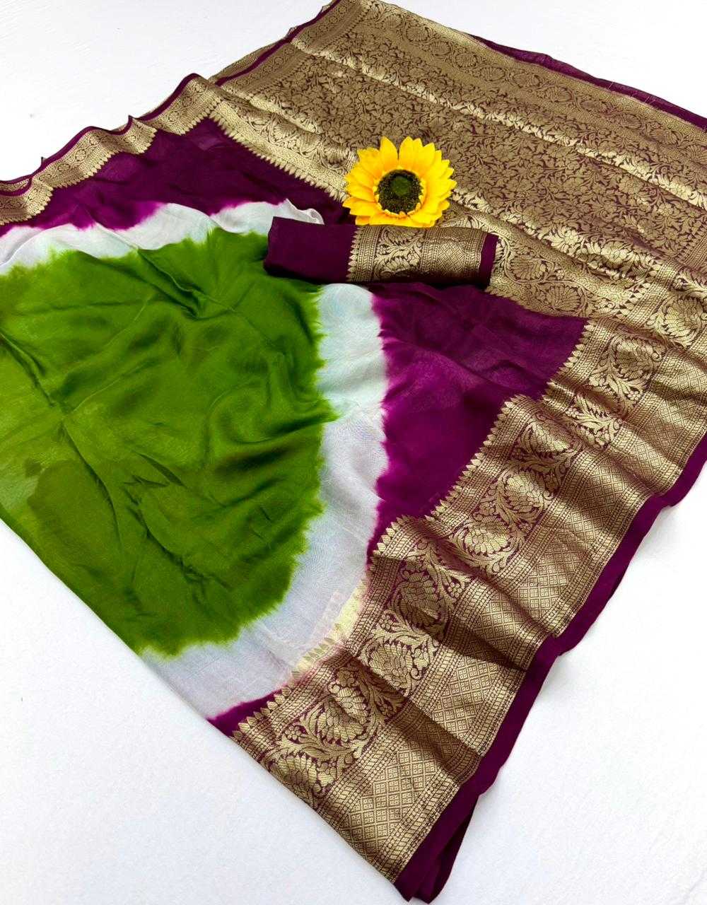 Silk Cotton Designer Saree