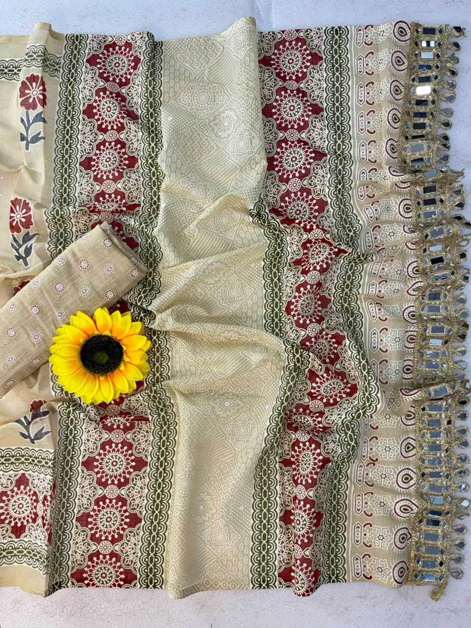 Ojasvi Cotton Printed Saree