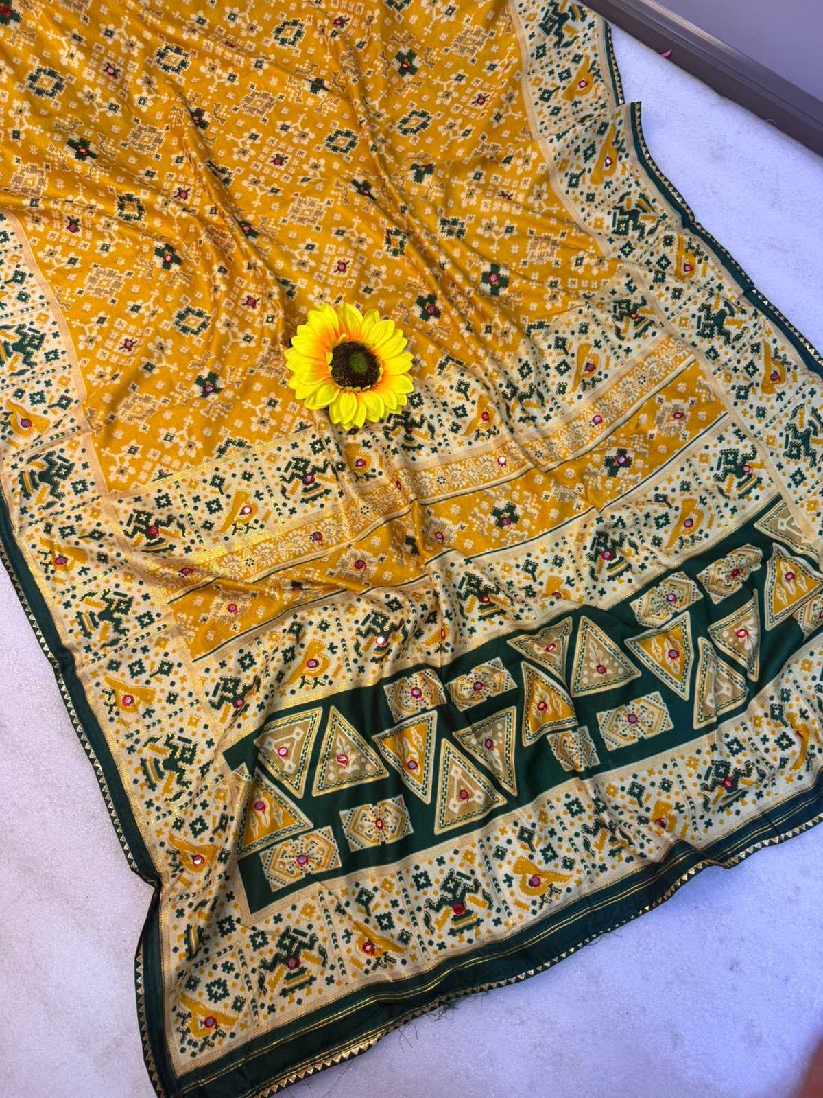 Patola Pure Pashmina Designer Saree