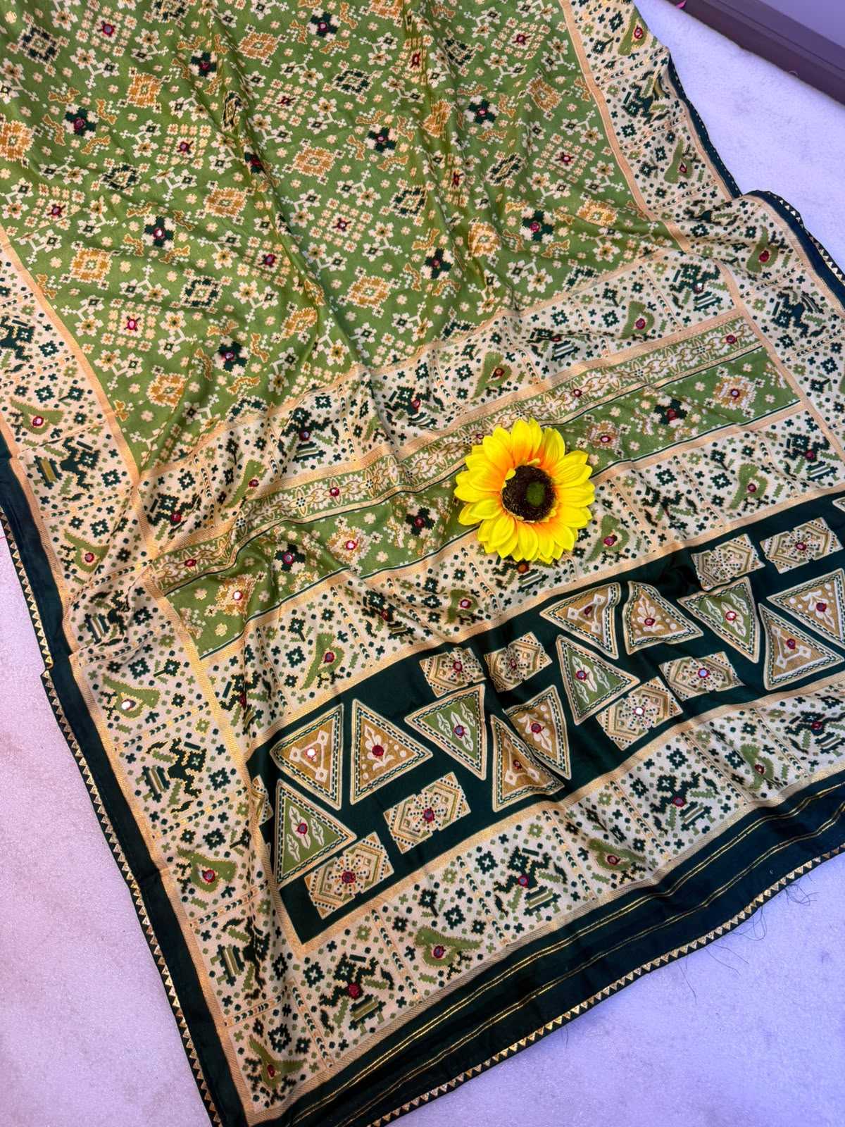 Patola Pure Pashmina Designer Saree