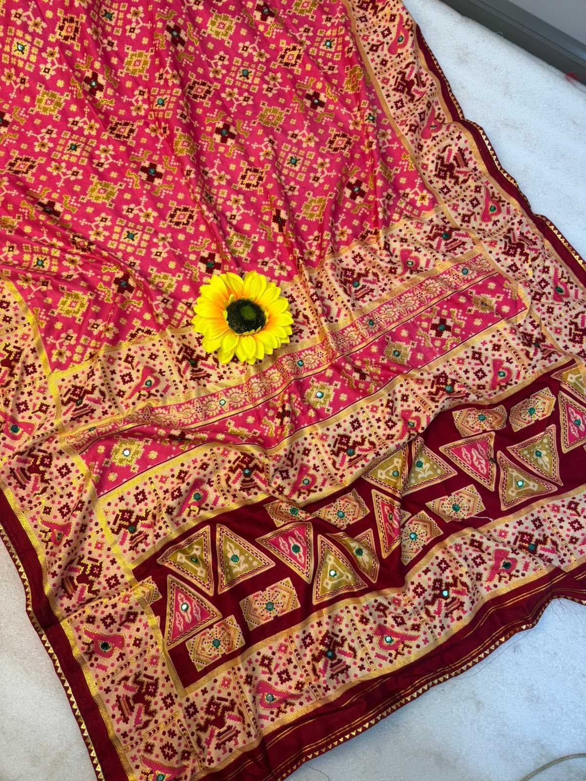 Patola Pure Pashmina Designer Saree