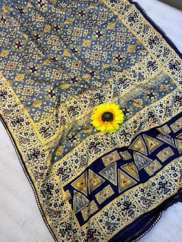 Patola Pure Pashmina Designer Saree