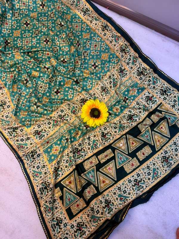 Patola Pure Pashmina Designer Saree
